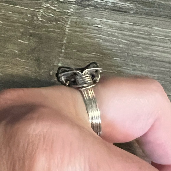 Hand made UNIQUE ONYX RING - Picture 13 of 15